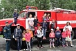 Дети побывали в гостях у огнеборцев